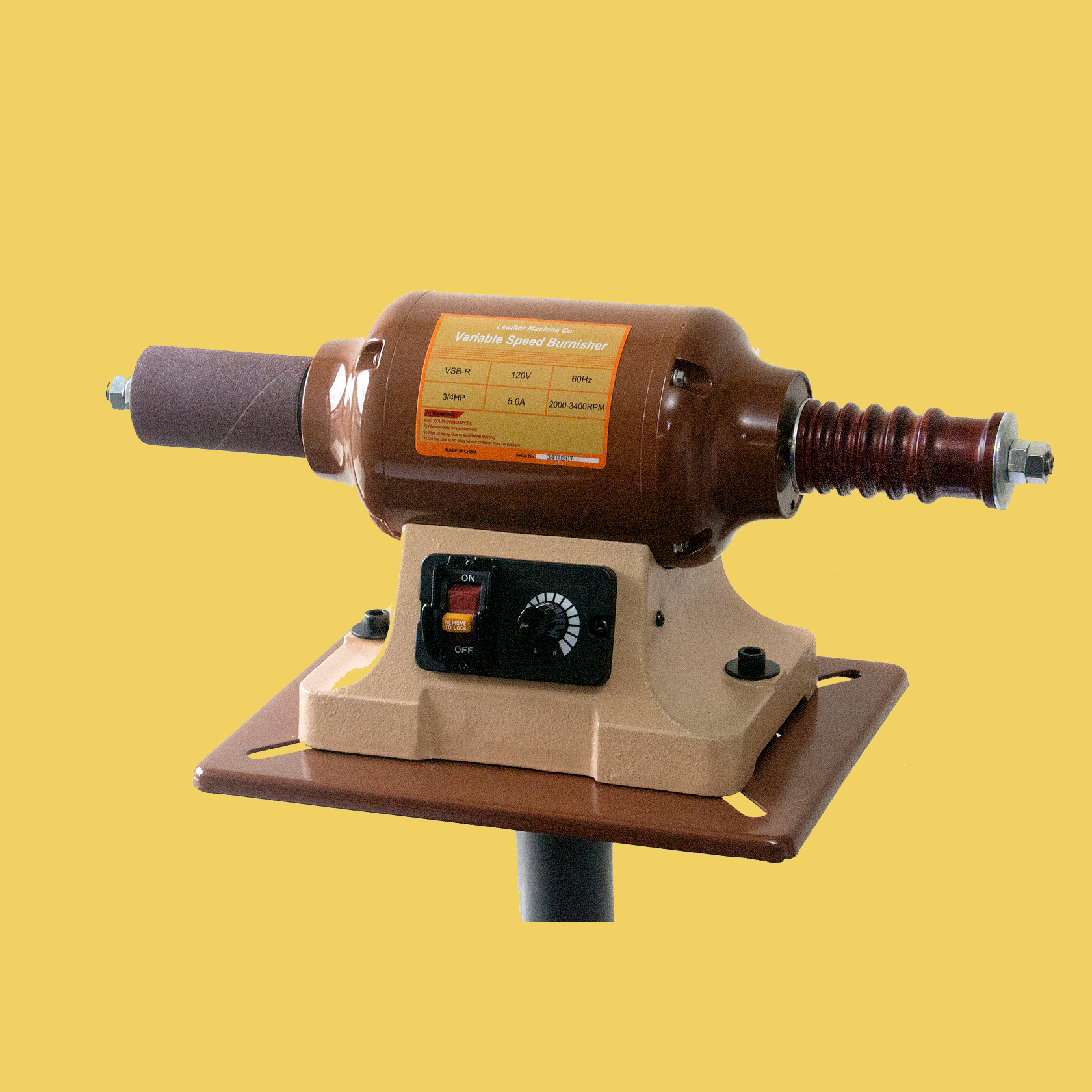 Leather Machine Co Cobra MP Burnisher